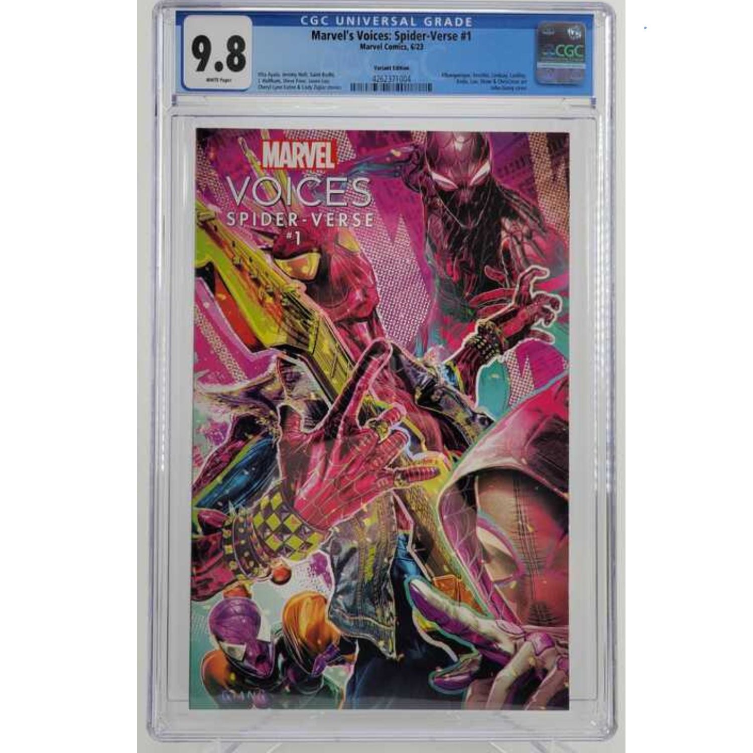 Marvel Voices Spider-verse: #1 [John Giang CGC 9.8 CVR B] 2023 Comics Marvel Comics