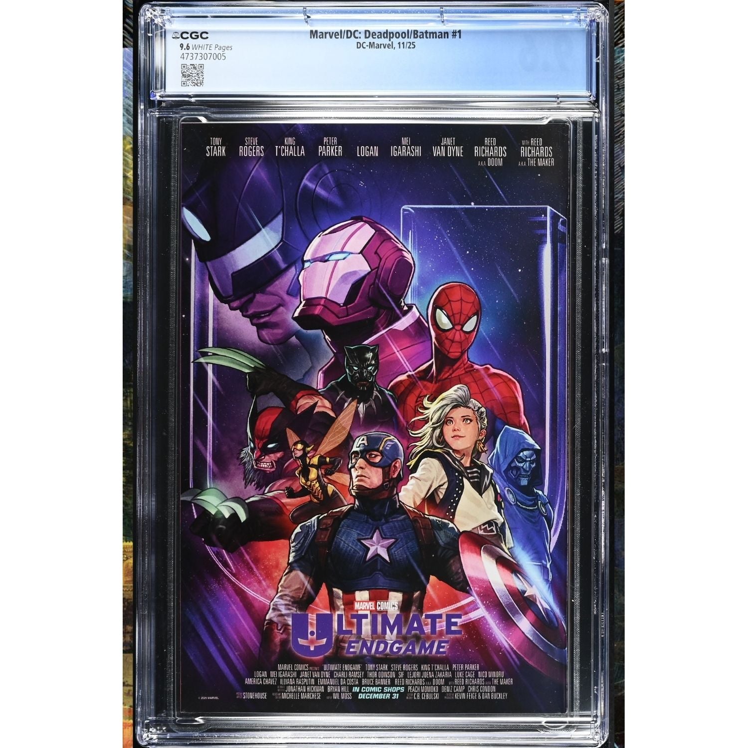 Deadpool/Batman: #1 [Greg Capullo CGC 9.6 CVR A] 2025 Comics Marvel Comics