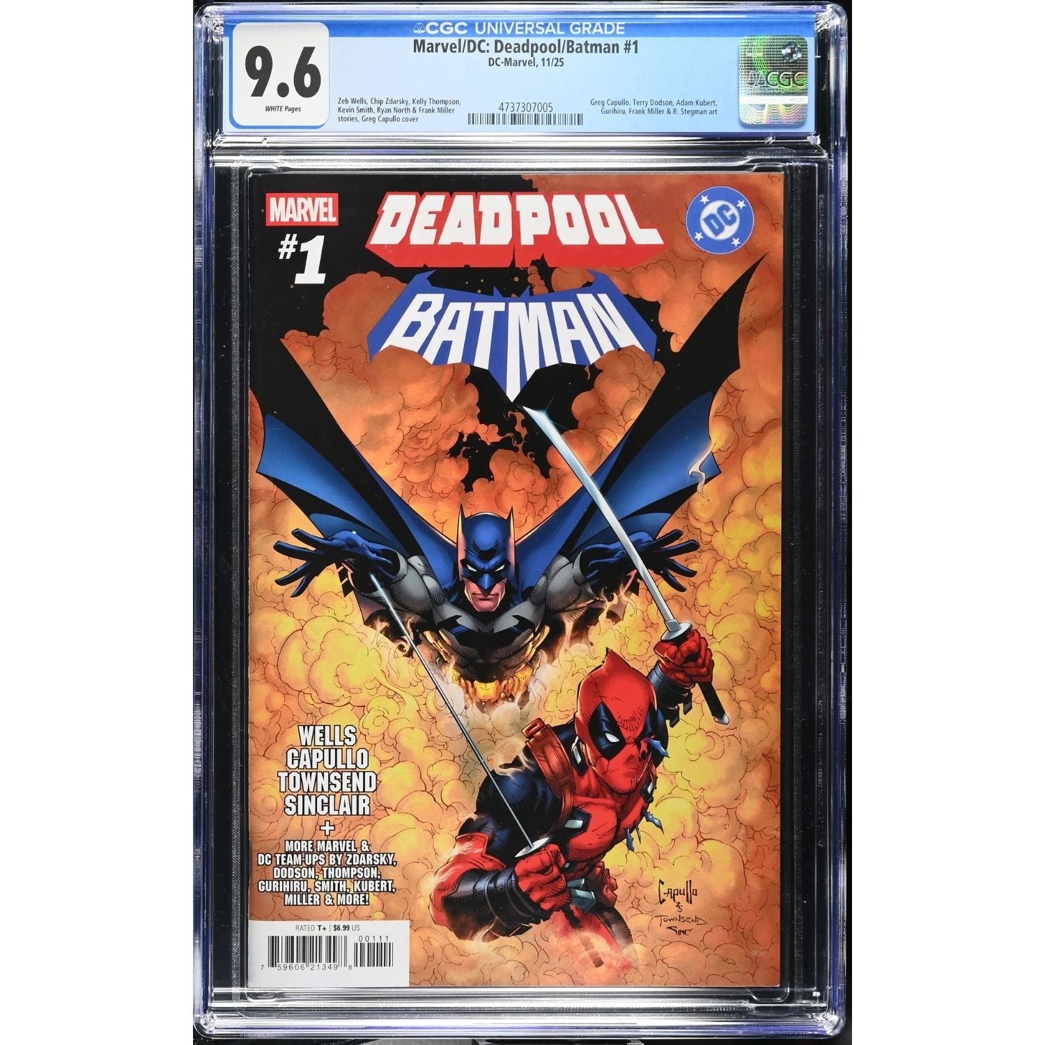 Deadpool/Batman: #1 [Greg Capullo CGC 9.6 CVR A] 2025 Comics Marvel Comics