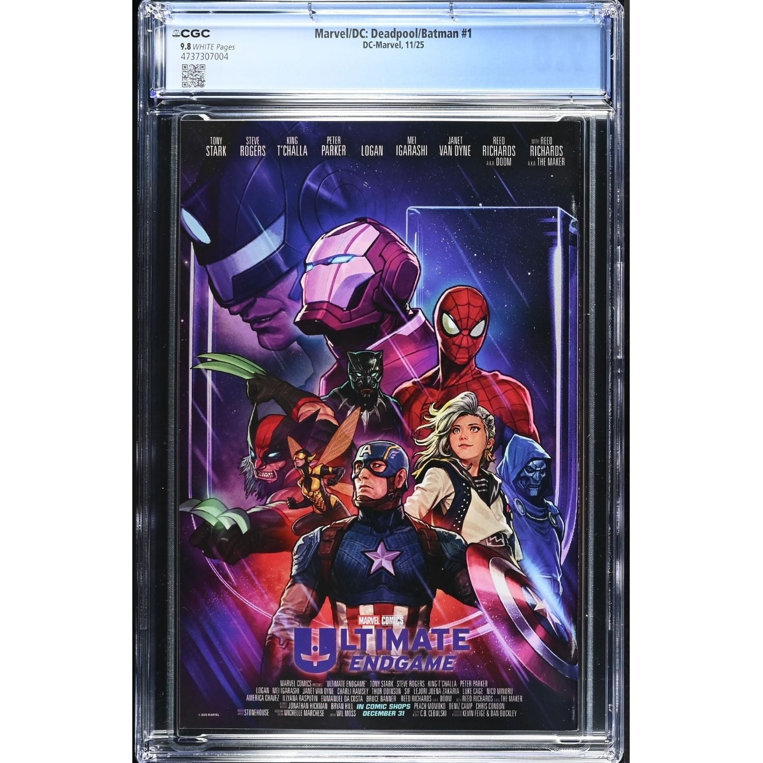 Deadpool/Batman: #1 [Greg Capullo CGC 9.8 CVR A] 2025 Comics Marvel Comics