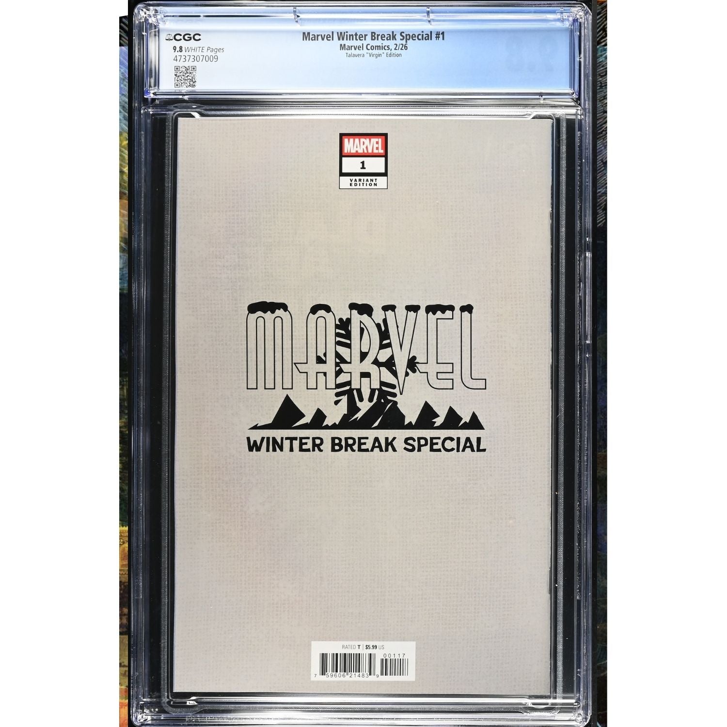 Marvel Winter Break Special: #1 [Ivan Talavera CGC 9.8 Virgin - 1:100] 2025 Comics DC Comics