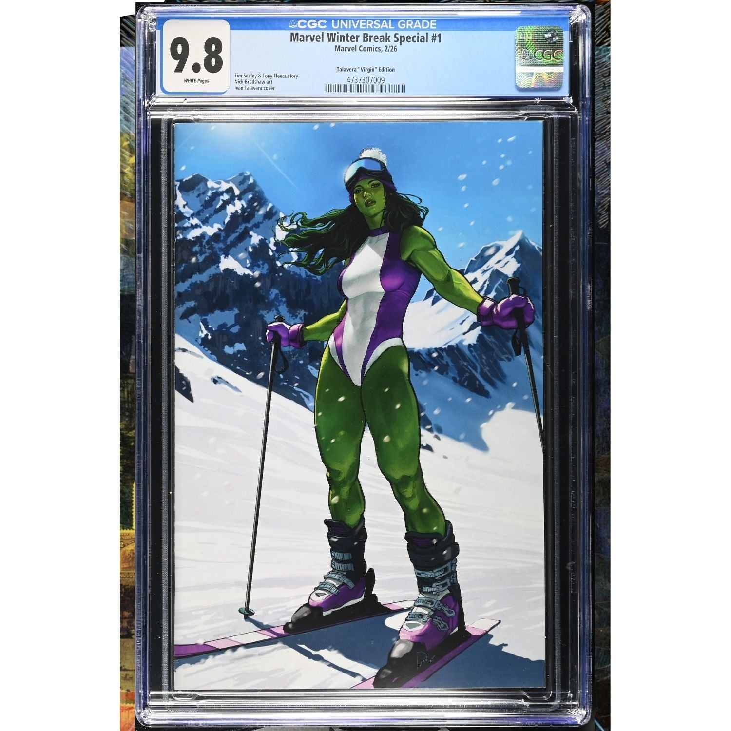 Marvel Winter Break Special: #1 [Ivan Talavera CGC 9.8 Virgin - 1:100] 2025 Comics DC Comics