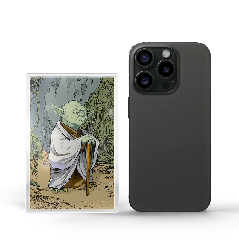Agoro: Star Wars Master Yoda 999 Pure Silver & Gold 5g Limited Edition Blind Box Collectible Agoro