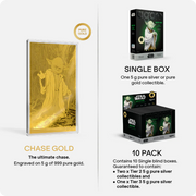 Agoro: Star Wars Master Yoda 999 Pure Silver & Gold 5g Limited Edition Blind Box Collectible Agoro
