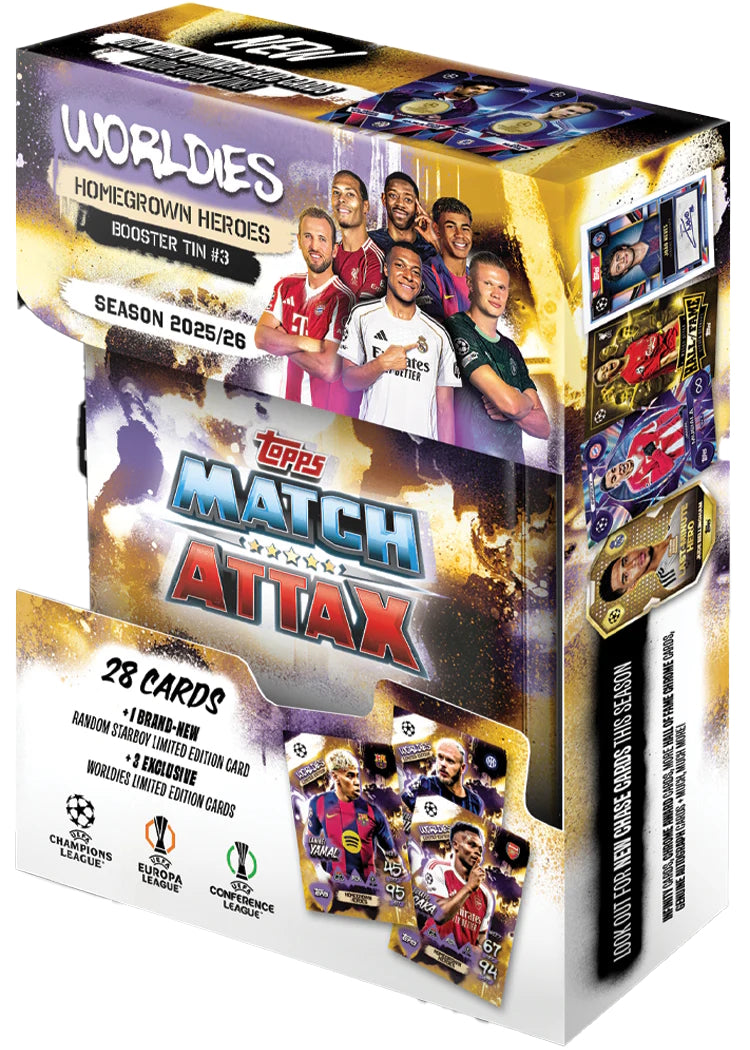 Topps: 2025-26 Match Attax - Random Booster Tin Sports Cards Topps