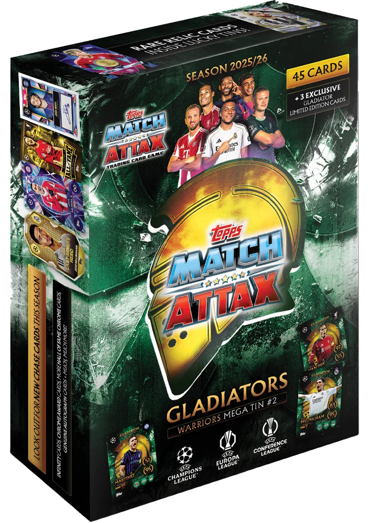 Topps: 2025-26 Match Attax - Random Mega Tin Sports Cards Topps