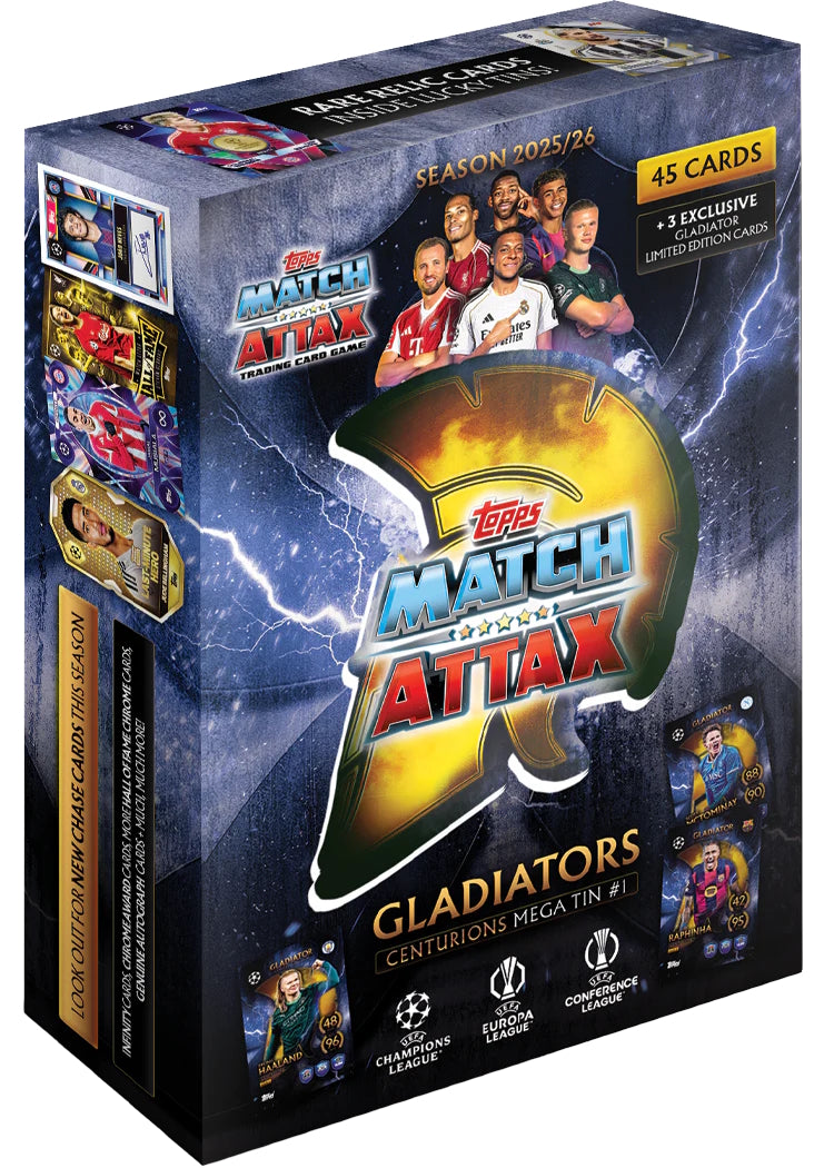 Topps: 2025-26 Match Attax - Random Mega Tin Sports Cards Topps
