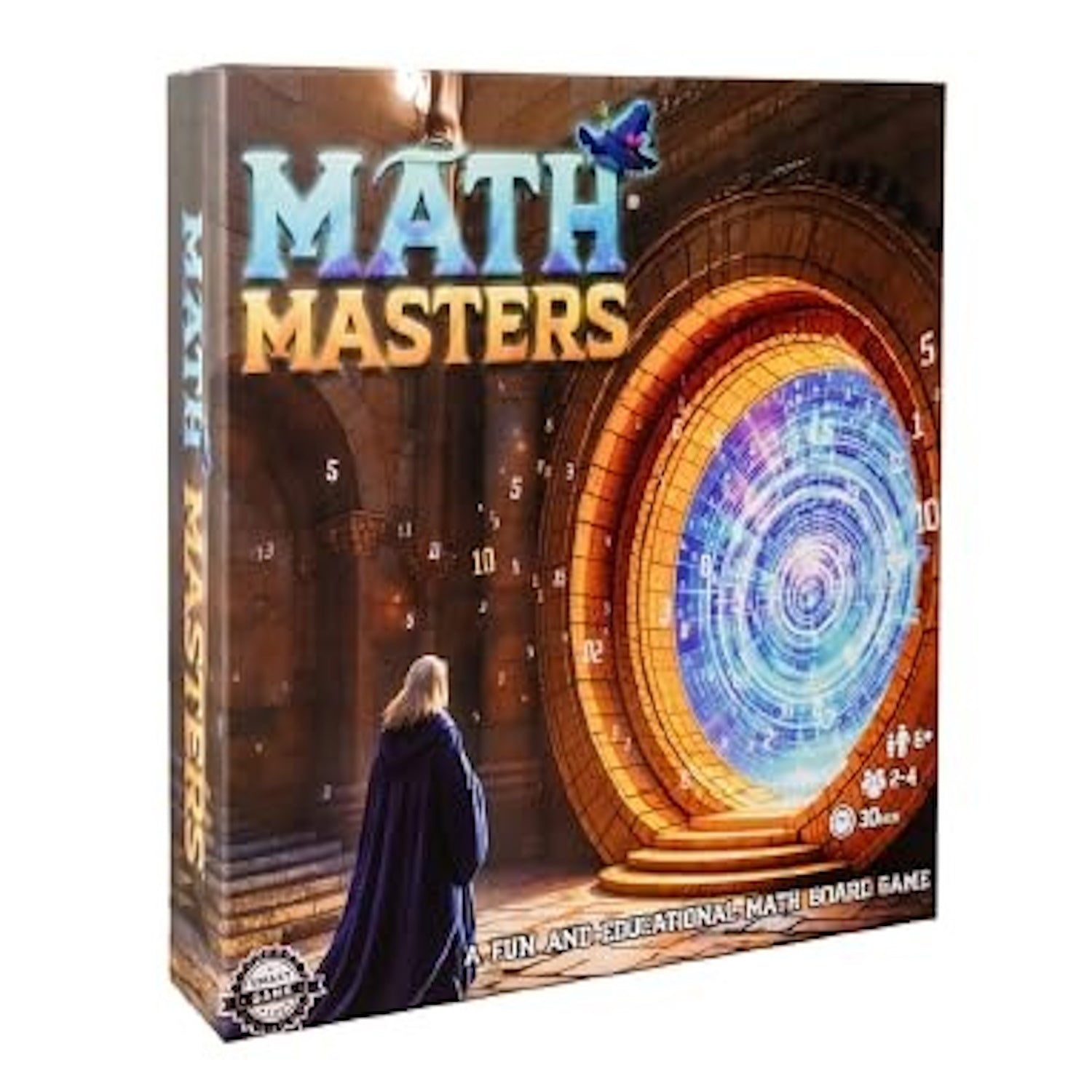 Math Masters [Board Game, 2-4 Players] Board Game GS2 Games
