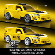 Mattel Brick Shop: Hot Wheels Speed Series Building Set - 07' Honda S2000 Toys & Games Mattel