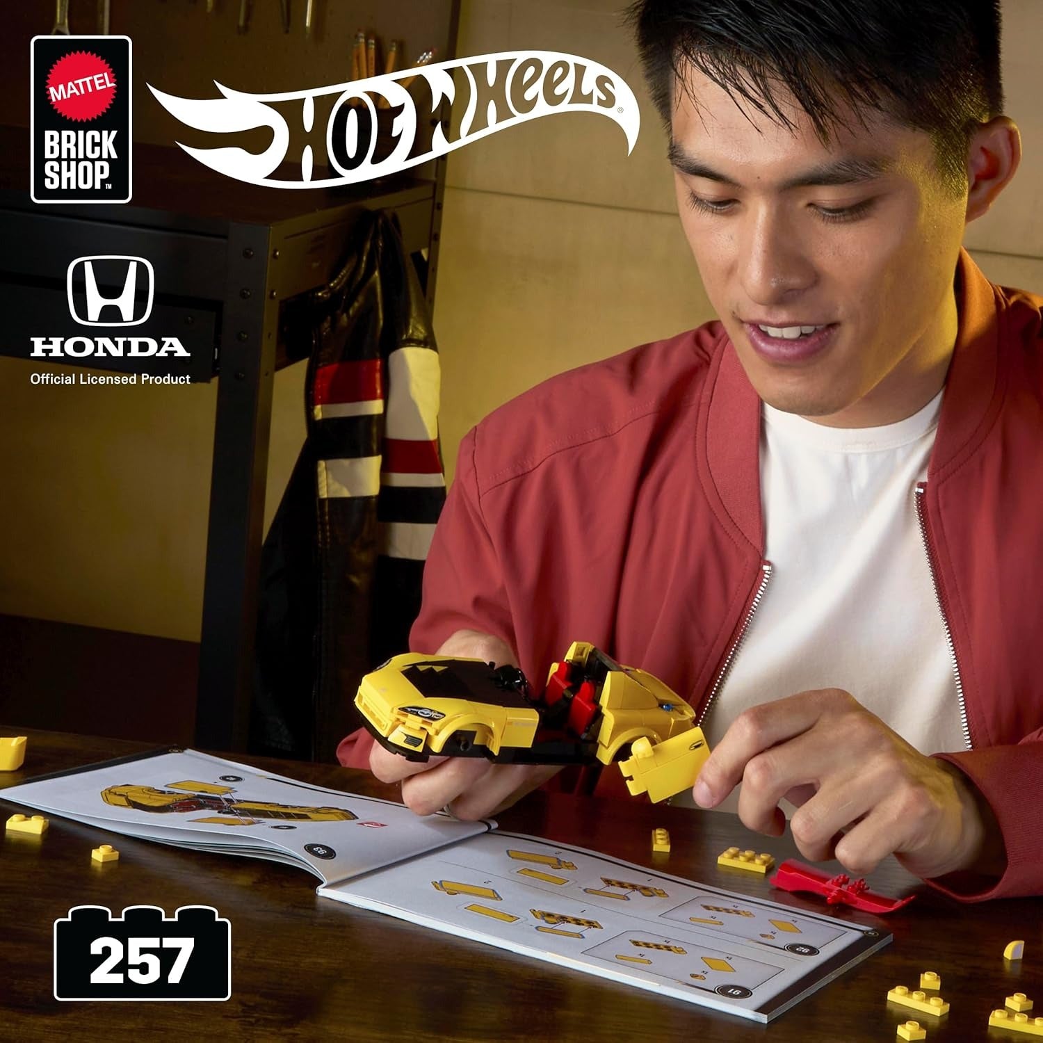 Mattel Brick Shop: Hot Wheels Speed Series Building Set - 07' Honda S2000 Toys & Games Mattel
