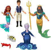 Mattel Disney the Little Mermaid Ariel's Adventures Story Set with 4 Small Dolls Toys & Games Mattel