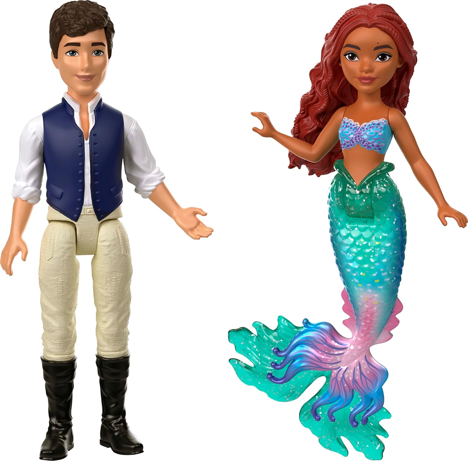 Mattel Disney the Little Mermaid Ariel's Adventures Story Set with 4 Small Dolls Toys & Games Mattel