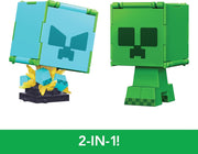 Minecraft: Flippin Figs Creeper with 2-in-1 Fidget Play - 3.75" Toys & Games Mattel