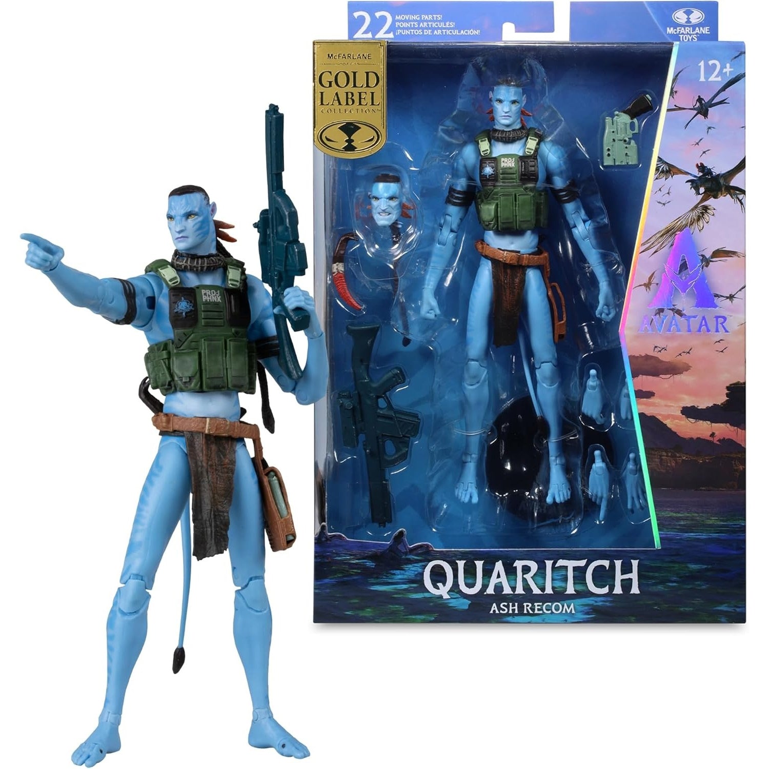 McFarlane Collector Edition: Avatar - Ash Recom Quaritch Gold Label Toys & Games McFarlane Toys