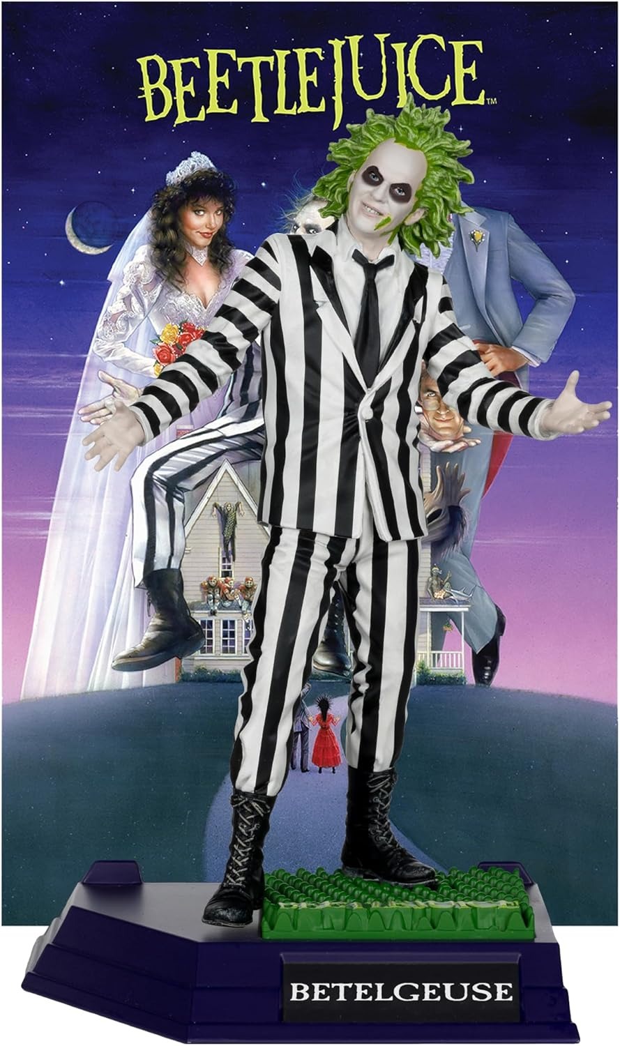 McFarlane Movie Maniacs: Beetlejuice - Beetlejuice Figure Toys & Games McFarlane Toys
