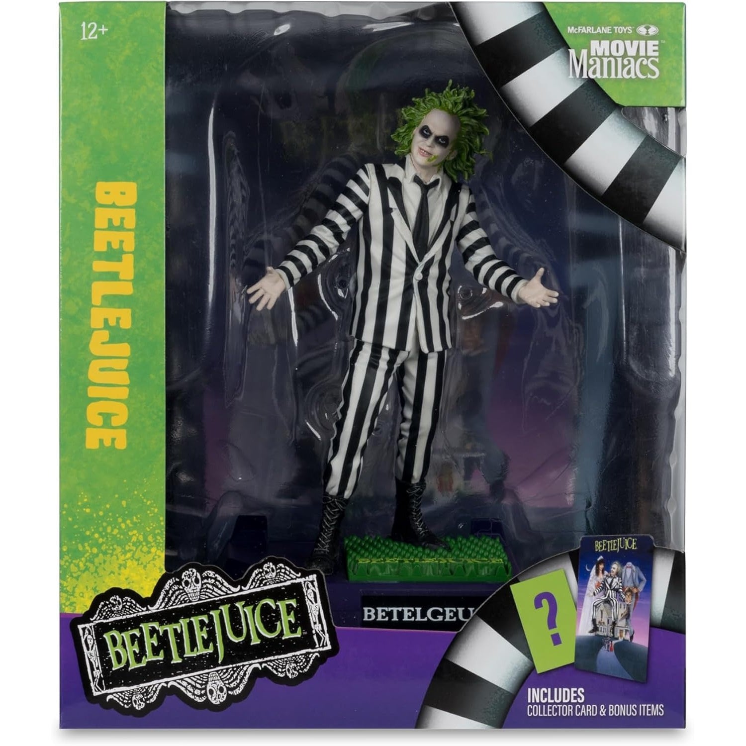 McFarlane Movie Maniacs: Beetlejuice - Beetlejuice Figure Toys & Games McFarlane Toys