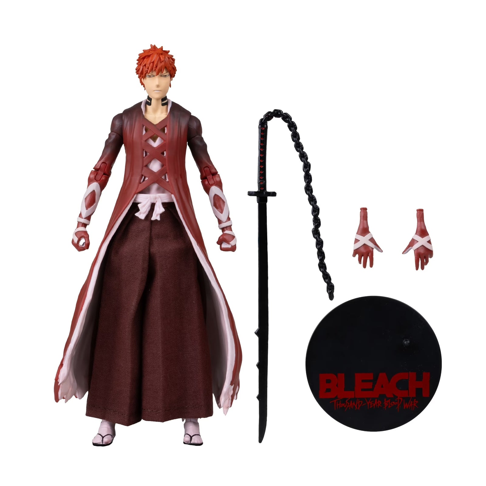 McFarlane Toys: Bleach Thousand-Year Blood War: Ichigo Kurosaki Fullbring Bankai - Platinum Edition 7" Figure Toys & Games McFarlane Toys