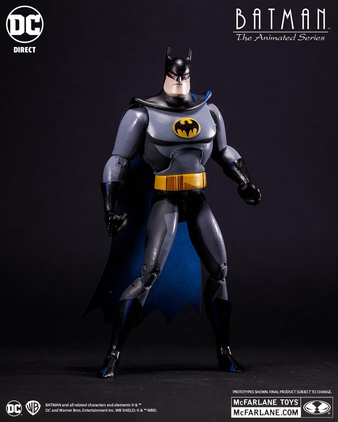 McFarlane Toys: DC Direct: BTAS Build A Figure - Batman - Blind as a Bat Toys & Games McFarlane Toys