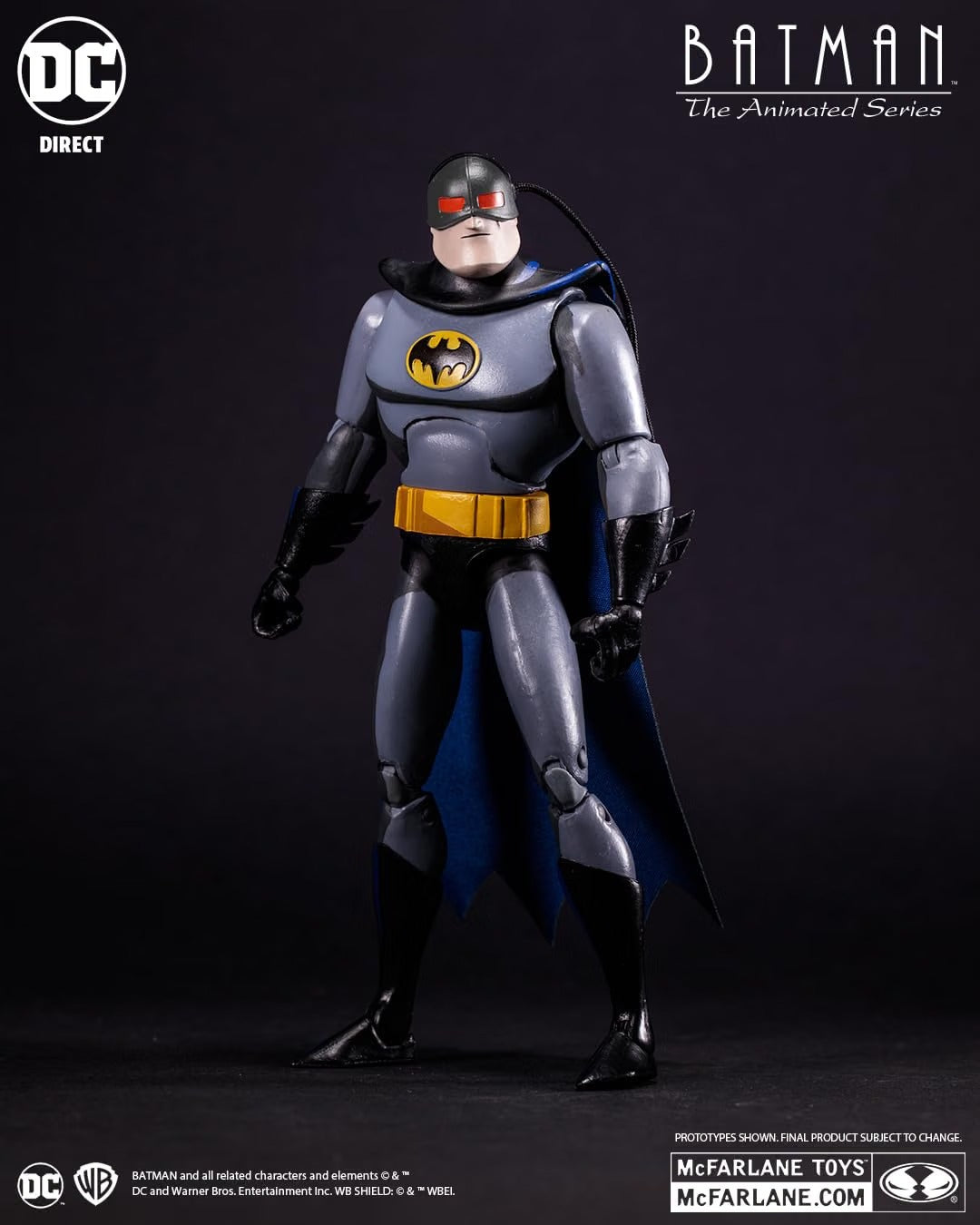 McFarlane Toys: DC Direct: BTAS Build A Figure - Batman - Blind as a Bat Toys & Games McFarlane Toys