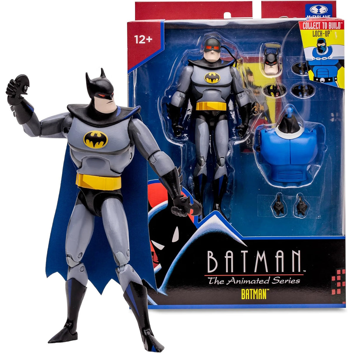 McFarlane Toys: DC Direct: BTAS Build A Figure - Batman - Blind as a Bat Toys & Games McFarlane Toys