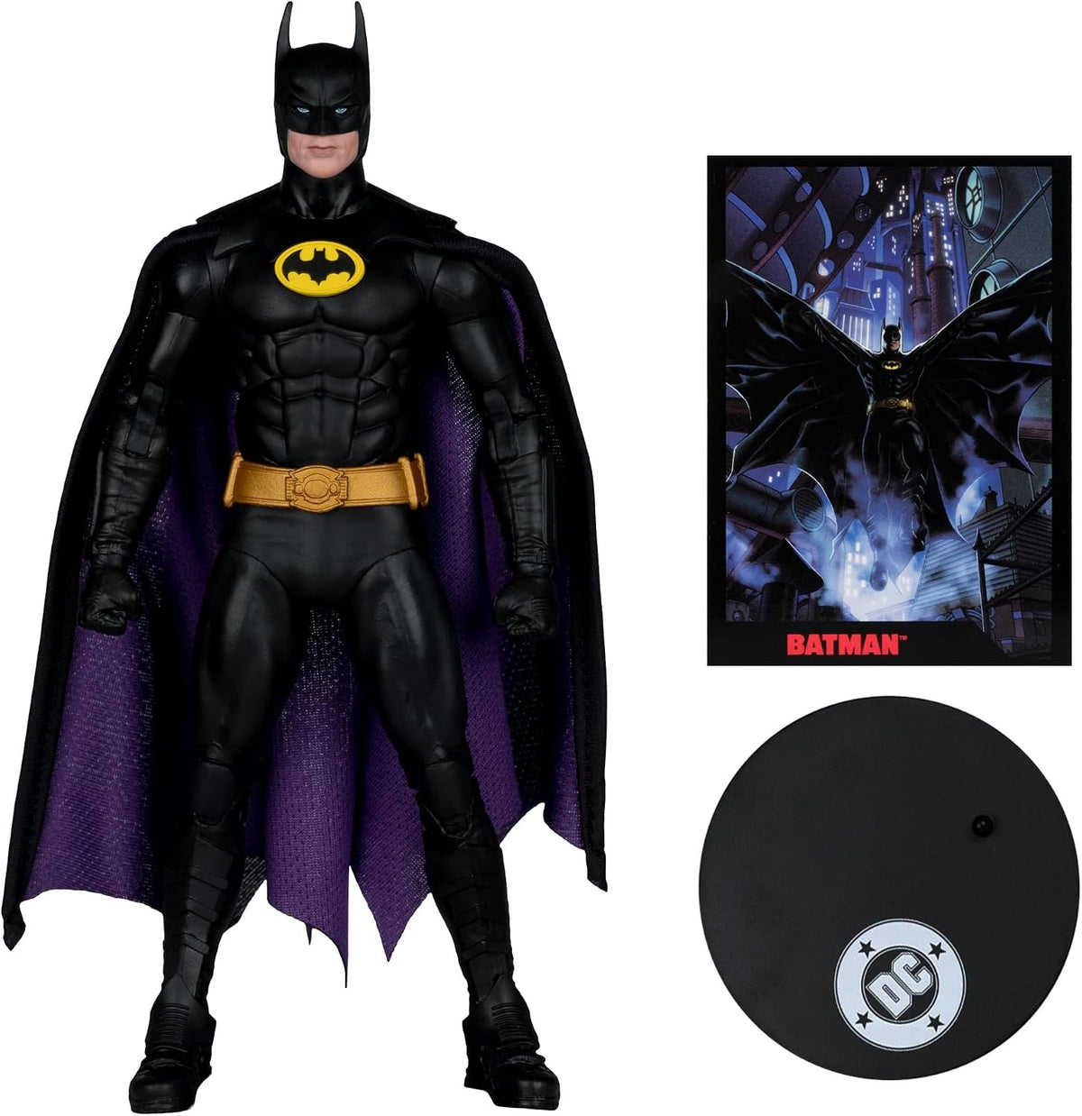 McFarlane Toys: DC Direct Batman 89 - Batman 7" Action Figure Red Platinum Edition Toys & Games McFarlane Toys