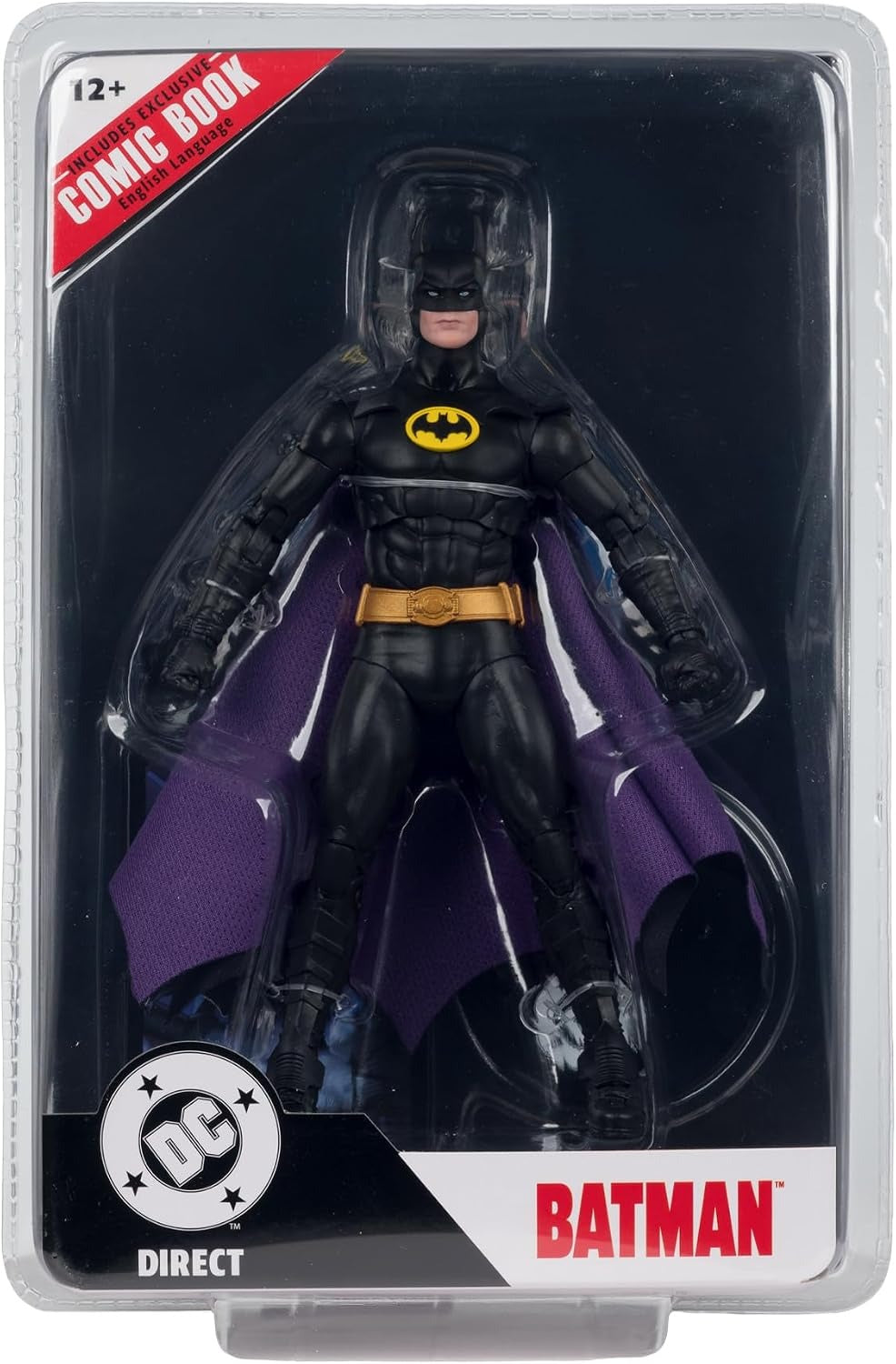 McFarlane Toys: DC Direct Batman 89 - Batman 7" Action Figure Red Platinum Edition Toys & Games McFarlane Toys