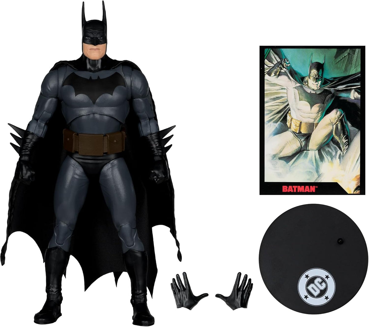 McFarlane Toys: DC Direct Batman - Justice 7" Figure Red Platinum Edition Toys & Games McFarlane Toys