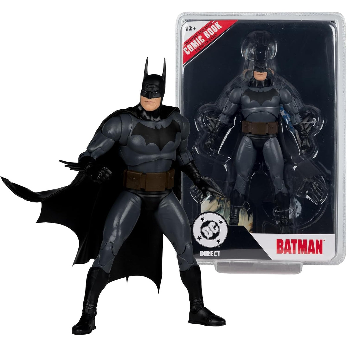 McFarlane Toys: DC Direct Batman - Justice 7" Figure Red Platinum Edition Toys & Games McFarlane Toys