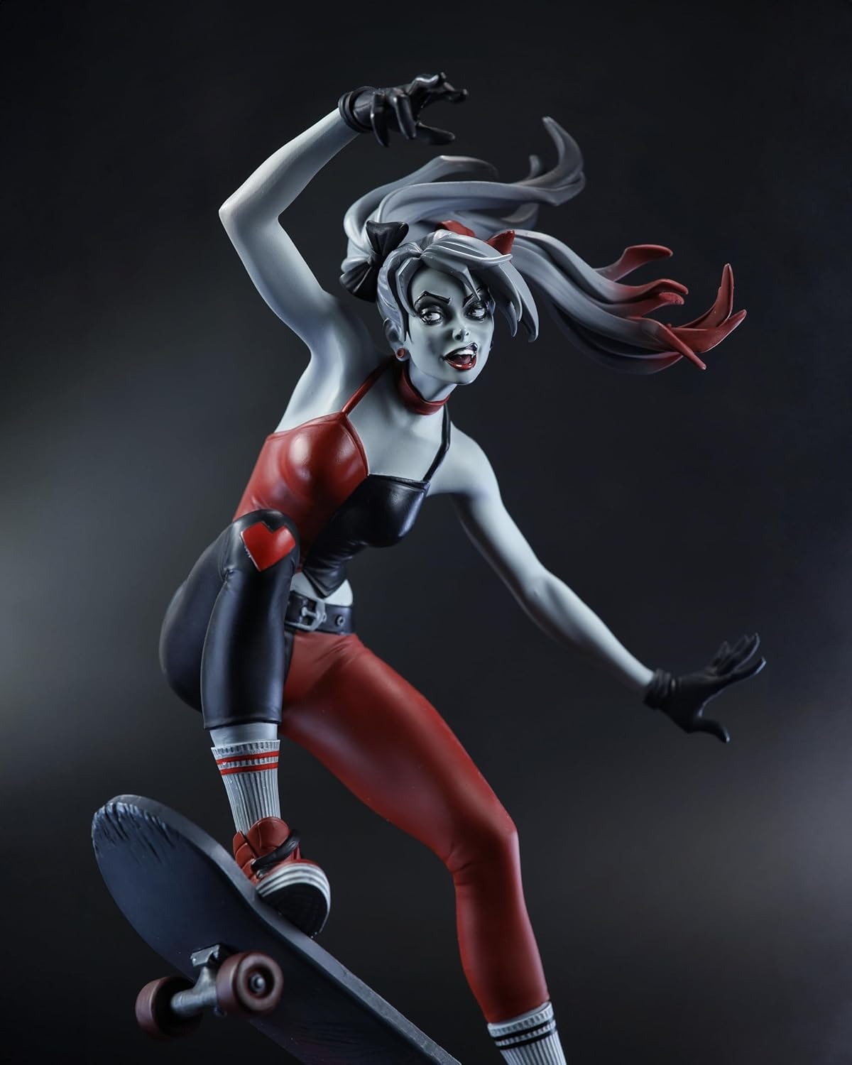 McFarlane Toys: DC Direct - Harley Quinn Red White and Black Skateboard Figure Toys & Games McFarlane Toys