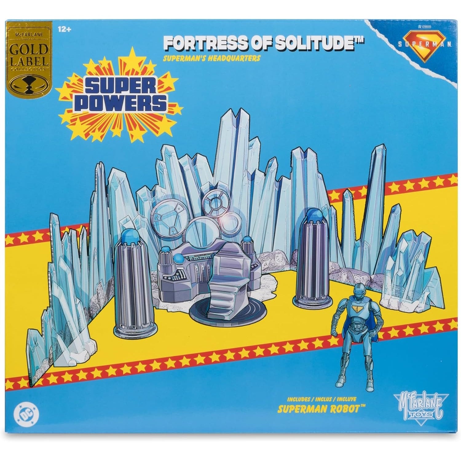 McFarlane Toys: DC Direct - Super Powers Fortress of Solitude Toys & Games McFarlane Toys