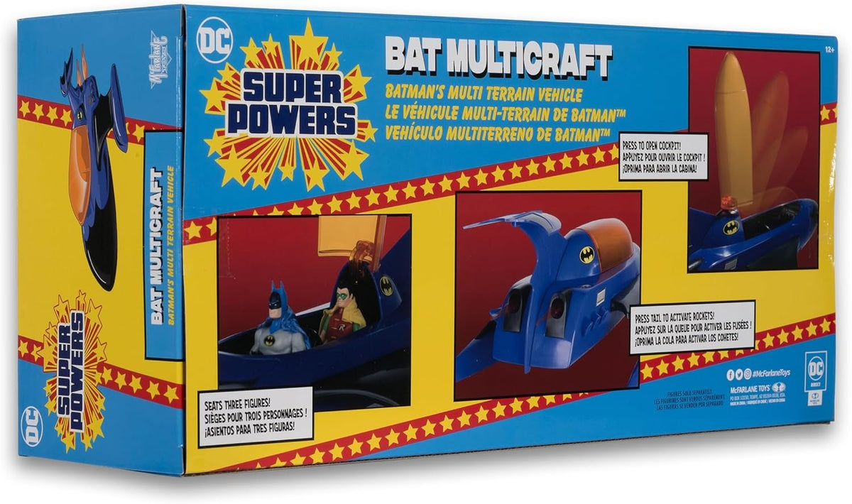McFarlane Toys: DC Direct - Super Powers Vehicles Bat Multicraft Toys & Games McFarlane Toys