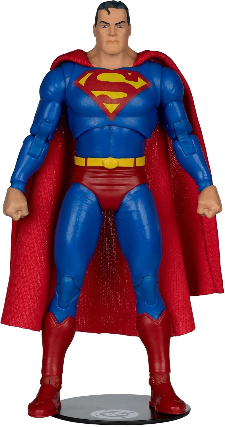 McFarlane Toys: DC Direct Superman - Justice 7" Figure Red Platinum Edition Toys & Games McFarlane Toys
