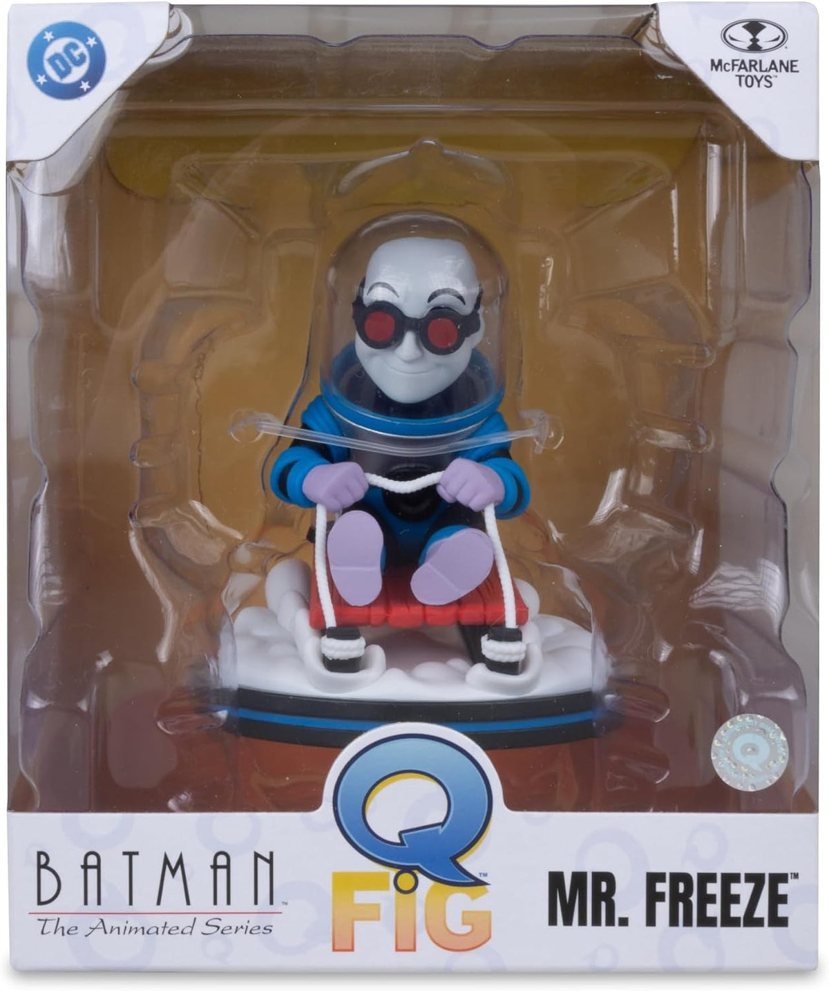 McFarlane Toys: DC - Mister Freeze Q-Fig Vinyl Figure Toys & Games McFarlane Toys
