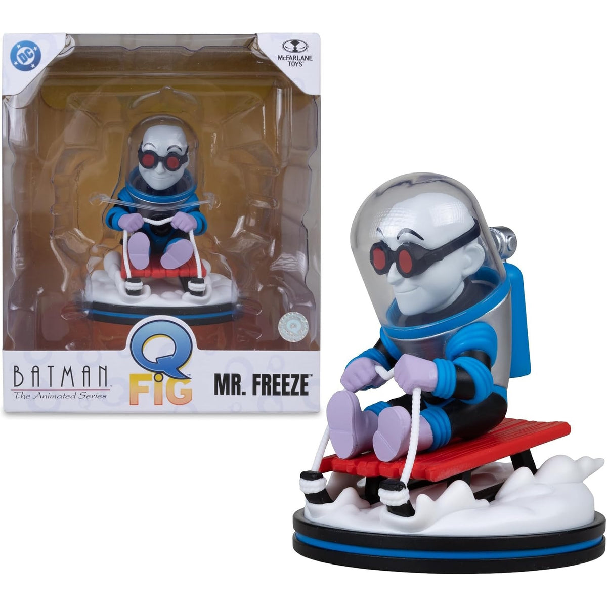 McFarlane Toys: DC - Mister Freeze Q-Fig Vinyl Figure Toys & Games McFarlane Toys
