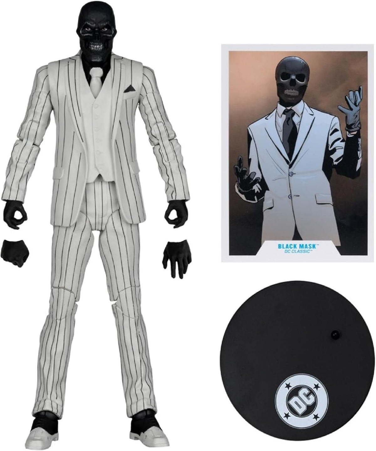 McFarlane Toys: DC Multiverse - Black Mask 7" Figure Red Platinum Edition Toys & Games McFarlane Toys