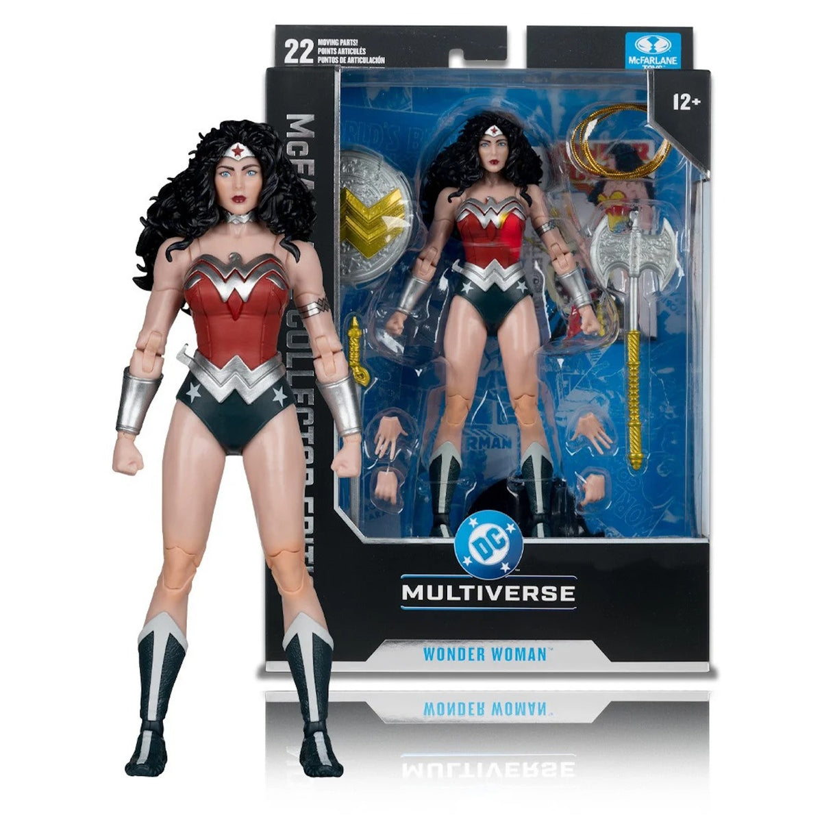 McFarlane Toys: DC Multiverse Collector Edition - Wonder Woman 7" Figure Platinum Edition Toys & Games McFarlane Toys