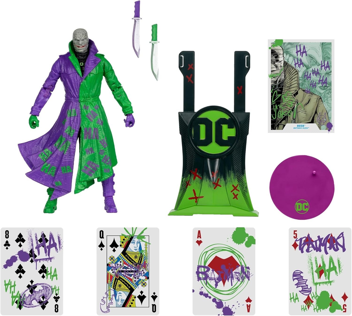 McFarlane Toys: DC Multiverse - Jokerized Hush - Gold Label Collection 7" Figure Toys & Games McFarlane Toys