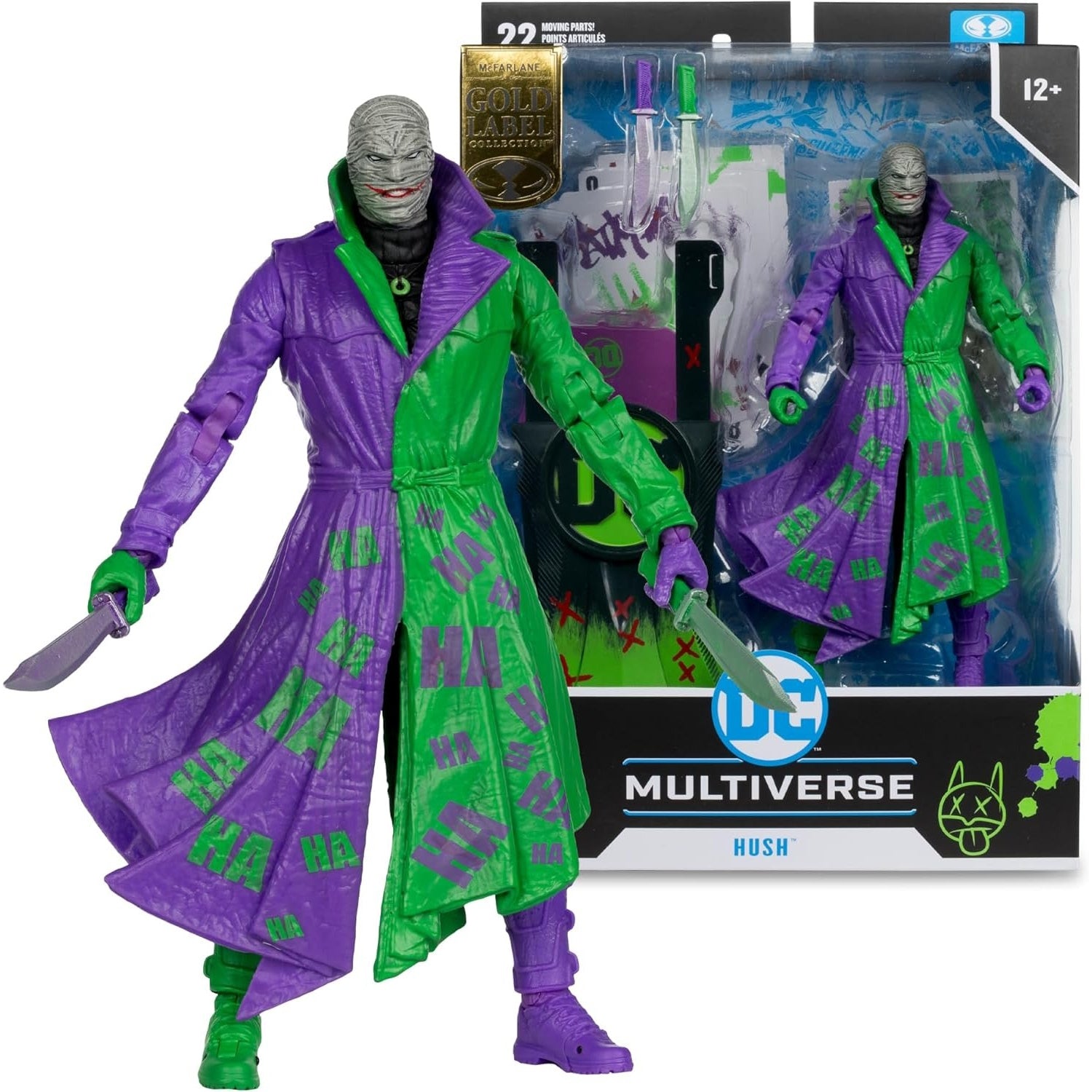 McFarlane Toys: DC Multiverse - Jokerized Hush - Gold Label Collection 7" Figure Toys & Games McFarlane Toys