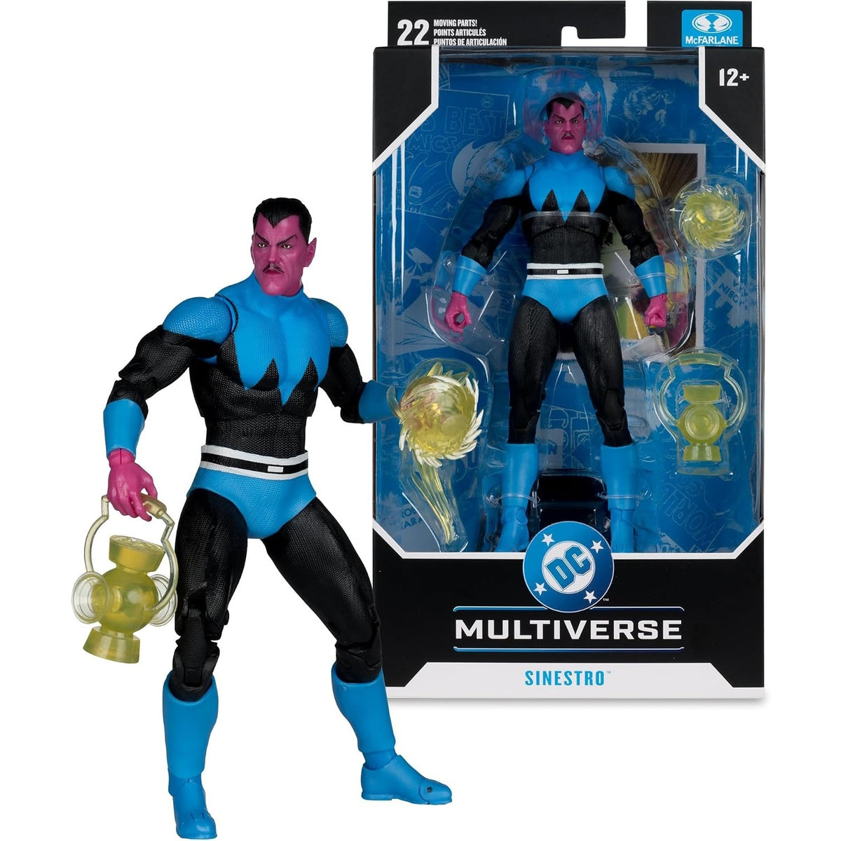 McFarlane Toys: DC Multiverse - Sinestro - Classic Uniform 7" Figure Toys & Games McFarlane Toys