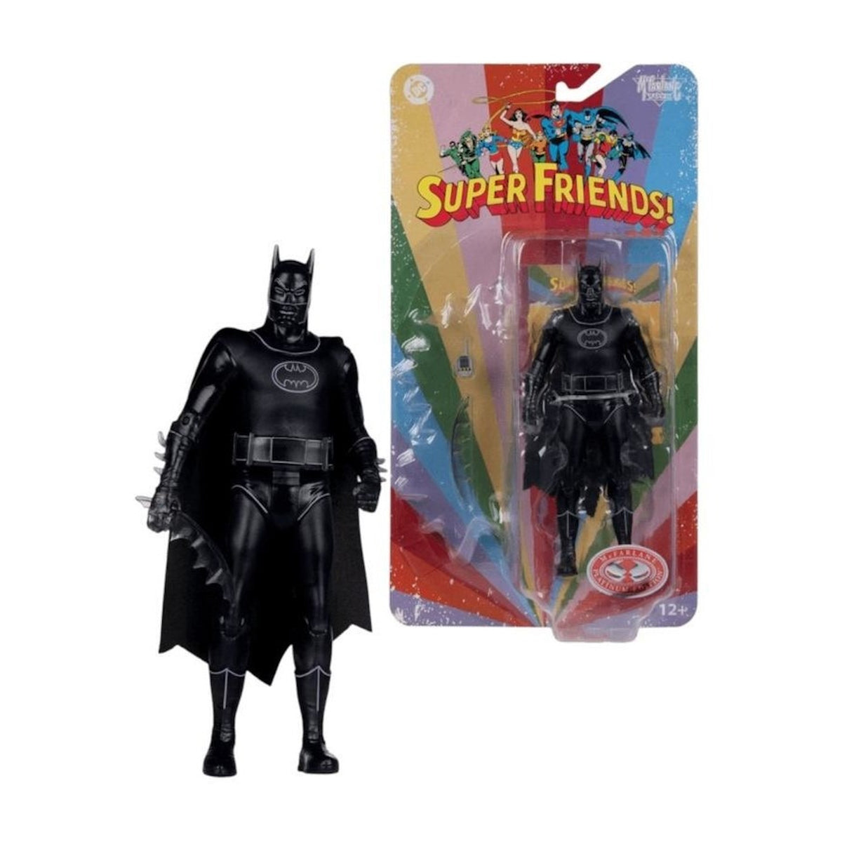 McFarlane Toys: DC Retro Super Friends - Phantom Zone Batman Figure Red Platinum Edition Toys & Games McFarlane Toys