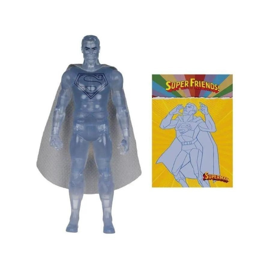 McFarlane Toys: DC Retro Super Friends - Superman Crystallized Figure Red Platinum Edition Toys & Games McFarlane Toys