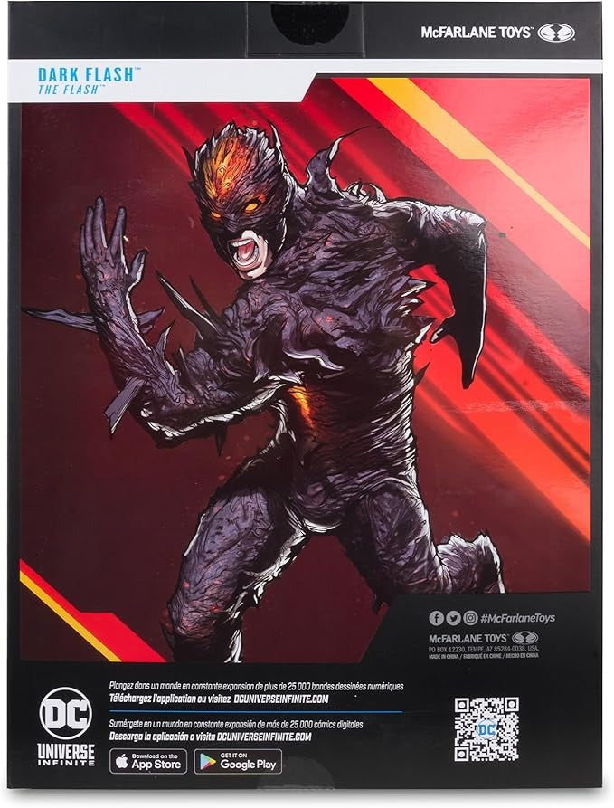 McFarlane Toys: DC The Flash - Dark Flash - Gold Label Collection 12" Figure Toys & Games McFarlane Toys