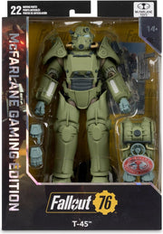 McFarlane Toys: Fallout 76 - T-45 Military Armor 7" Figure Red Platinum Series Toys & Games McFarlane Toys