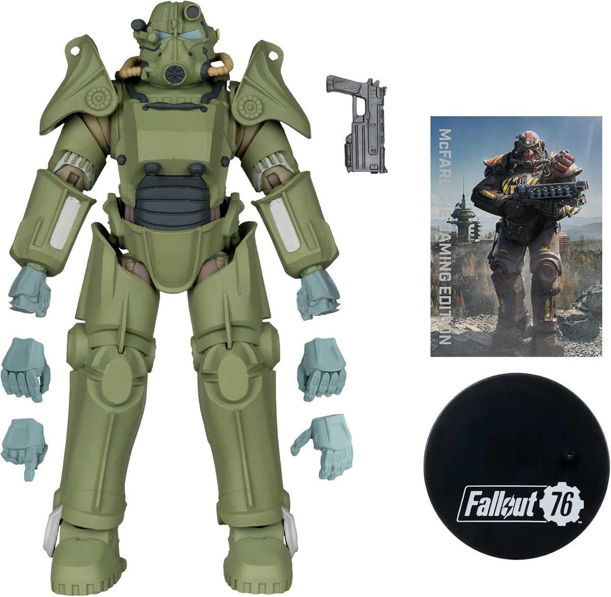 McFarlane Toys: Fallout 76 - T-45 Military Armor 7" Figure Red Platinum Series Toys & Games McFarlane Toys