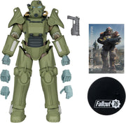 McFarlane Toys: Fallout 76 - T-45 Military Armor 7" Figure Red Platinum Series Toys & Games McFarlane Toys