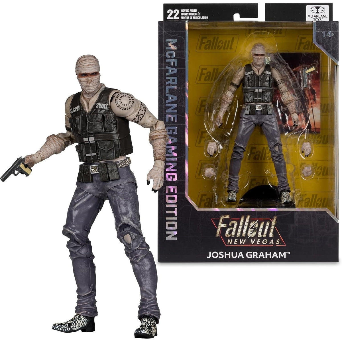 McFarlane Toys: Fallout New Vegas - Joshua Graham 7" Figure Toys & Games McFarlane Toys