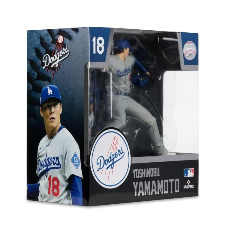McFarlane Toys: MLB Players 2026 - Yoshinoru Yamamoto #18 - LA Dodgers 7" Figure Toys & Games McFarlane Toys