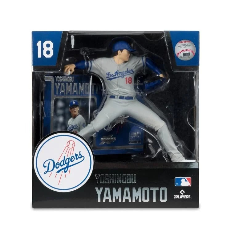 McFarlane Toys: MLB Players 2026 - Yoshinoru Yamamoto #18 - LA Dodgers 7" Figure Toys & Games McFarlane Toys