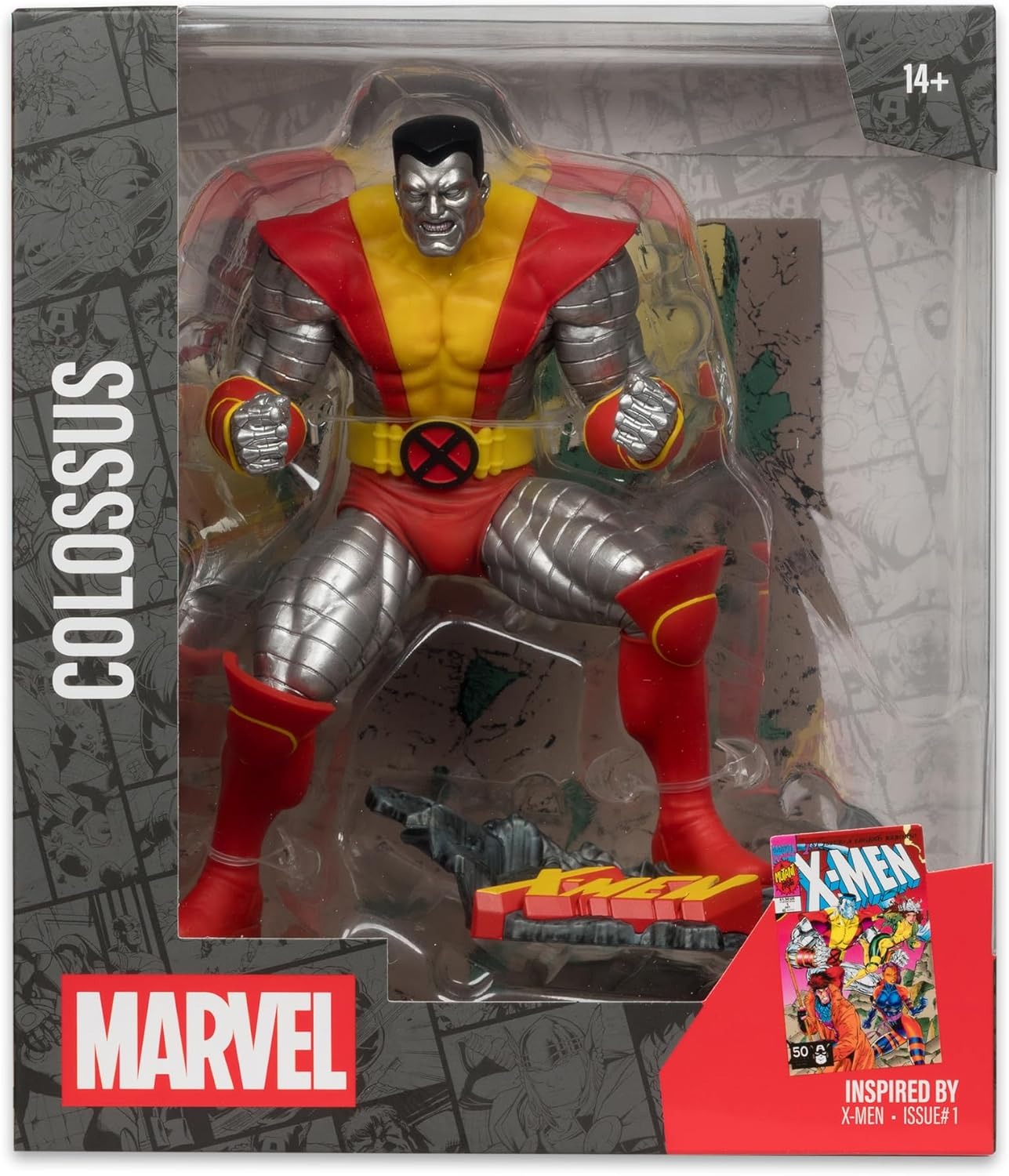 McFarlane Toys: Marvel Collection - Colossus X-Men #1 - 1:10th Scale Toys & Games McFarlane Toys