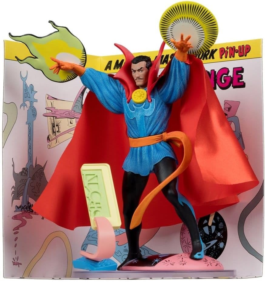 McFarlane Toys: Marvel Collection - Dr. Strange 1:10 Scale - Strange Tales Issue #128 Toys & Games McFarlane Toys